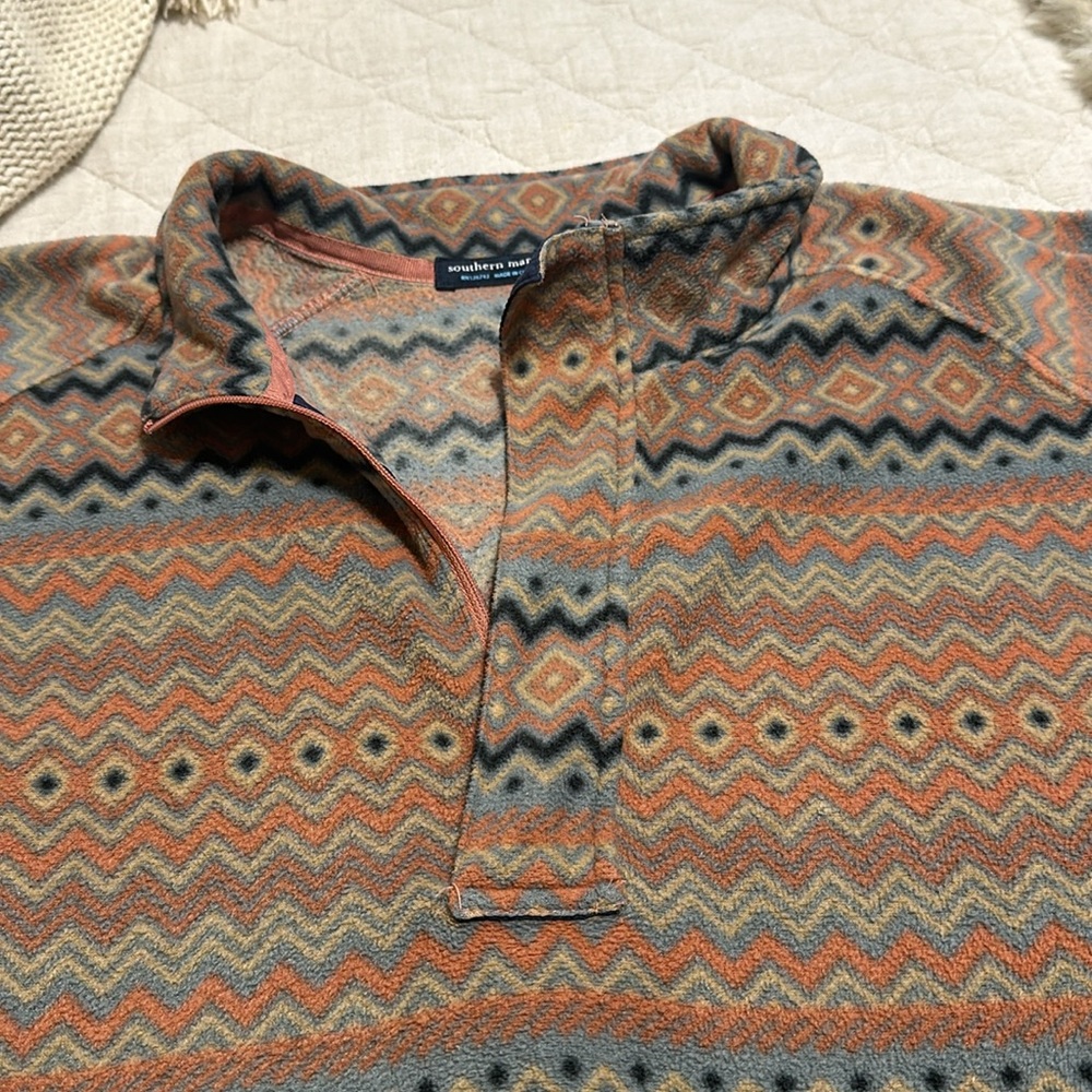 Southern March Large Aztec Pullover - Picture 2 of 2